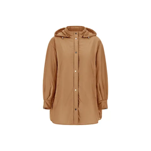 HERNO Пуховик Женский Коричневый