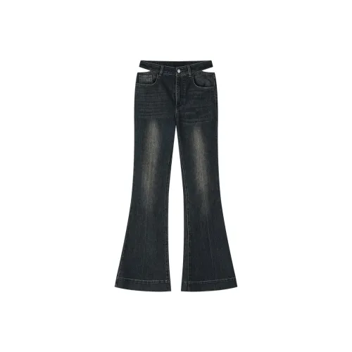 THE SEA LIFE Джинсы Женские Винтаж Синий