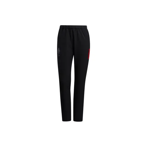 Adidas Windbreaker Pants Women's Black Adidas Ветрозащитные Штаны Женские Черные