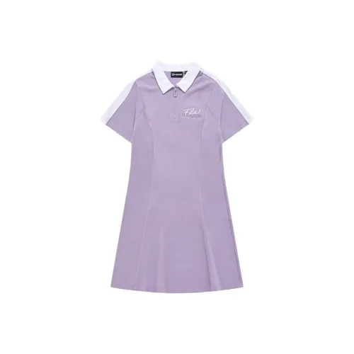 FILA FUSION Короткий рукав Платье Женское Парфюм Фиолетовый