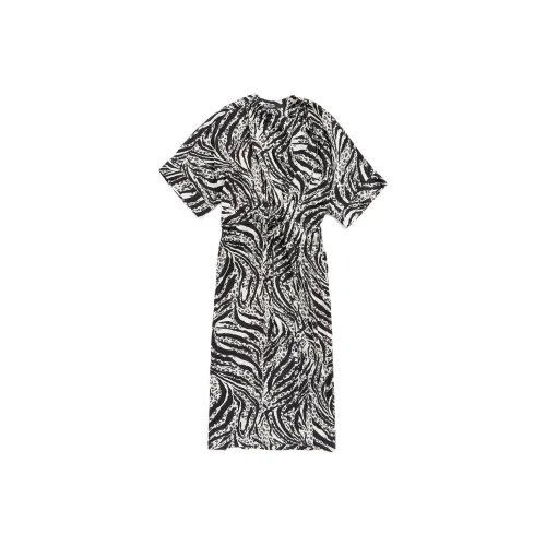 Bimba Y Lola FW24 Короткий рукав платье женское цвет сливовый