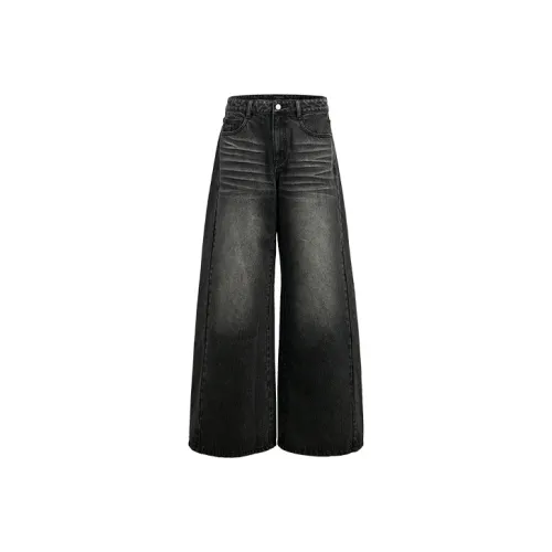 URBAN REVIVO Черные Женские Джинсы