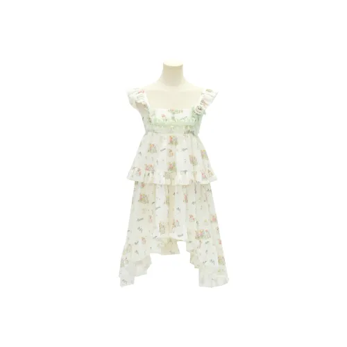 SNBL Без рукавов Платье Женское Абрикосовое