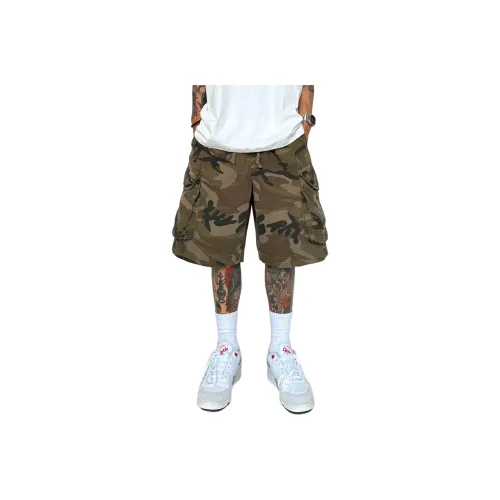 MORii Камуфляж Унисекс Джинсовые шорты