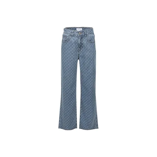 URBAN REVIVO Синие Женские Джинсы