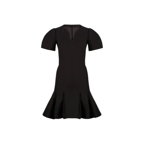 Nina Ricci Короткий рукав Платье Женское Черное