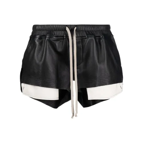 RICK OWENS Черные Женские Повседневные Шорты