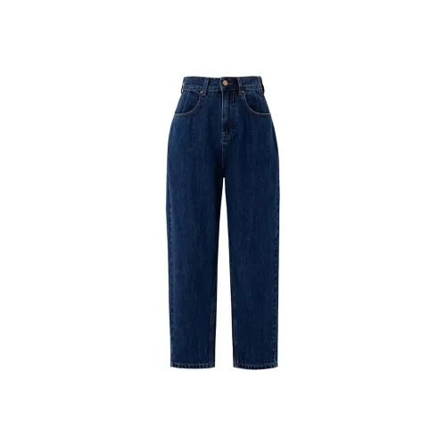 SOON FLOWER Синие Женские Джинсы