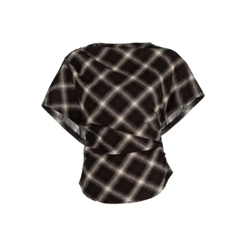 ISABEL MARANT ETOILE Кофе Женские Короткие Платья с Рукавами