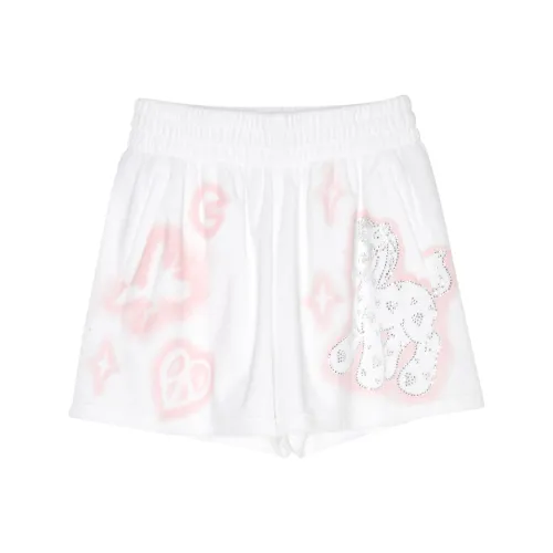 Ed Hardy E1OCW164 Белые Женские Повседневные Шорты