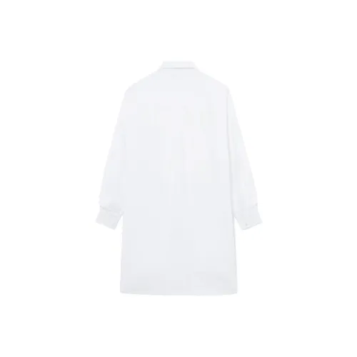 A.P.C x NRL Madame DE Rivoli SS24 Длинный рукав Платье Женское Белое