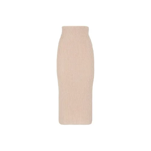 FENDI Розовые Женские Вязаные Длинные Юбки