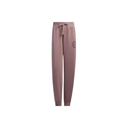 Adidas Коричневые Женские Вязаные Тренировочные Брюки