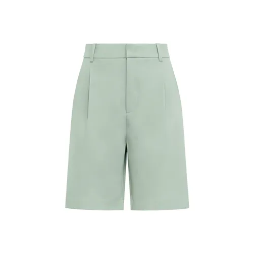 MEIYANG Каменно-зеленые Женские Повседневные шорты