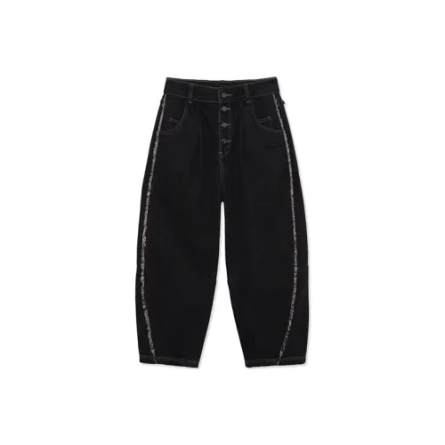 LINING Спорт Basketball Collection Черные Женские Джинсы