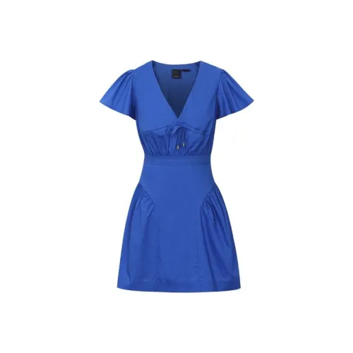 PINKO Blue Женские Короткие Платья с Рукавами