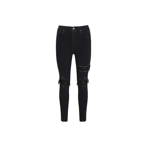 AMIRI Женские джинсы черного цвета