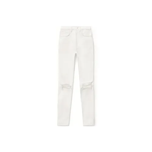 alexander wang Белые Женские Джинсы