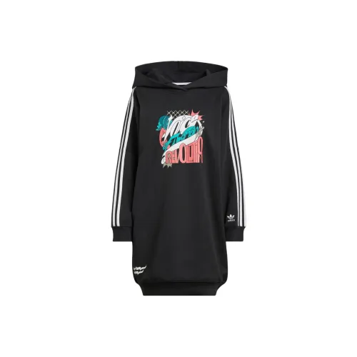 adidas originals Black Женские Длинные Рукава Платья