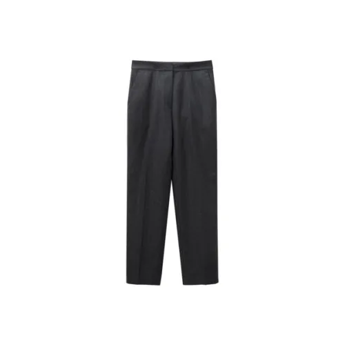 OVV Темно-серый Однотонный A7 Женские Костюмные Брюки