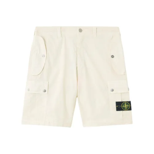 Stone Island Экрю Мужские Повседневные Шорты