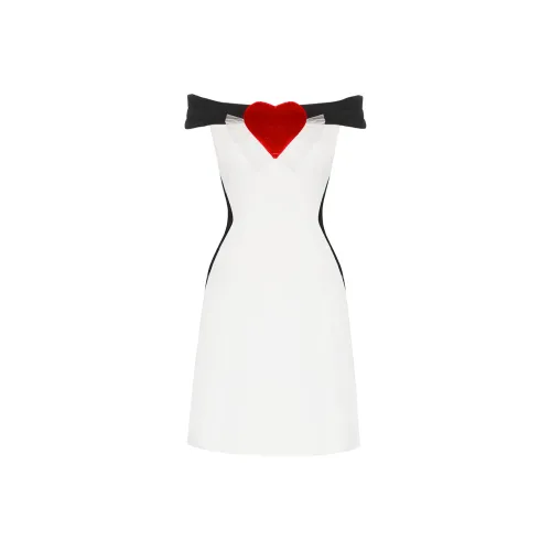 CHICCO MAO Белое Женское Платье без Рукавов