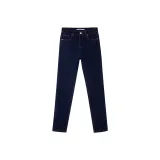 Тёмный деним синий.