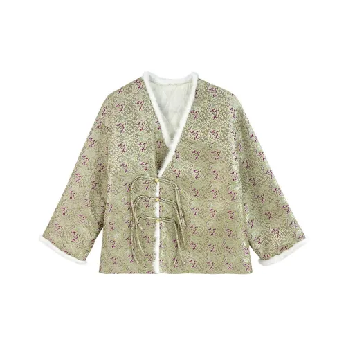 JK JS Пуховая куртка Женская Зеленая Shadow And Blue Melody