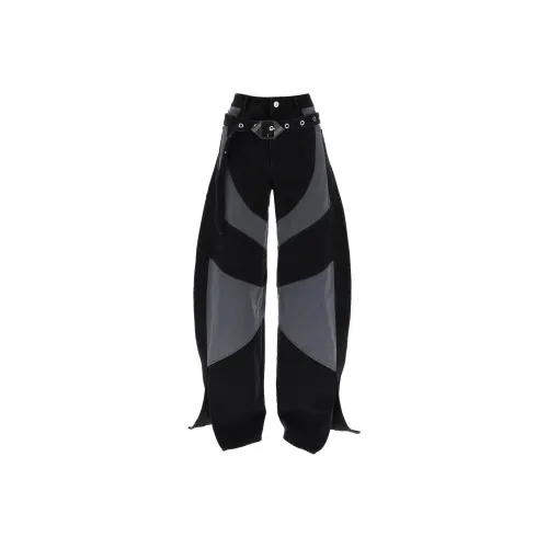 The Attico SS24 Джинсы Женские Черные