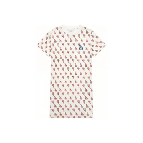 MLB Короткий рукав платье женский белый