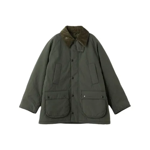 Barbour Оливково-зеленый Женские Объемные Куртки (Пуфы)