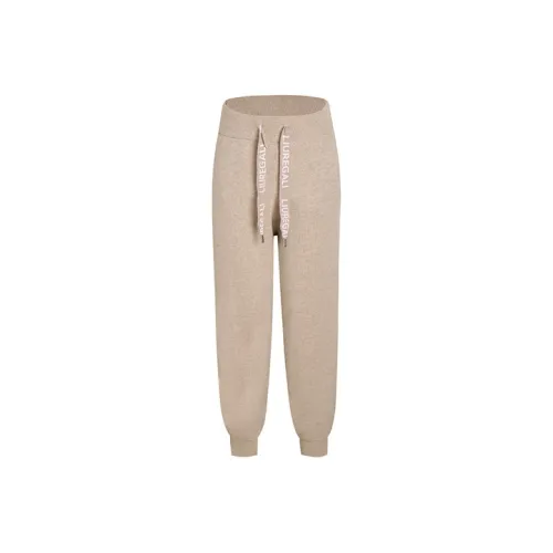 LIUREGALI Вязаные спортивные брюки женские хаки