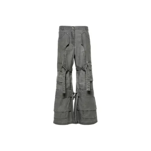 Acne Studios SS24 Cargo Trousers Брюки карго Женские Черный