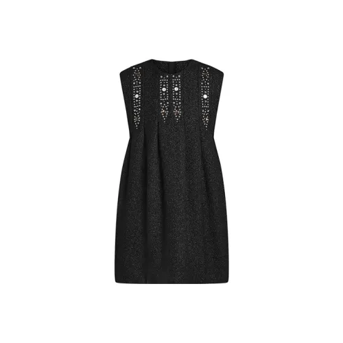 LOUIS VUITTON Без рукавов Платье Женское Черное