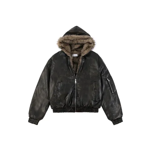 VINMUK Хлопковый пуховик унисекс черного цвета