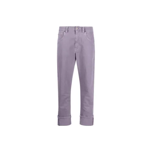 Brunello Cucinelli Фиолетовые Женские Джинсы