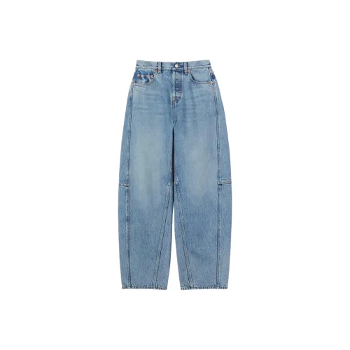 GUCCI Синие Женские Джинсы