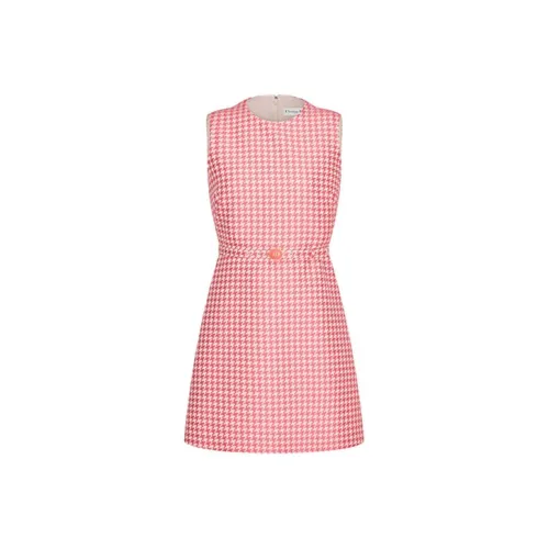 Dior Quarterly New Products Red Женские Платья без рукавов