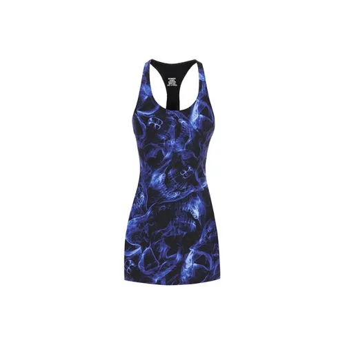 Vetements Blue Женские Платья без рукавов