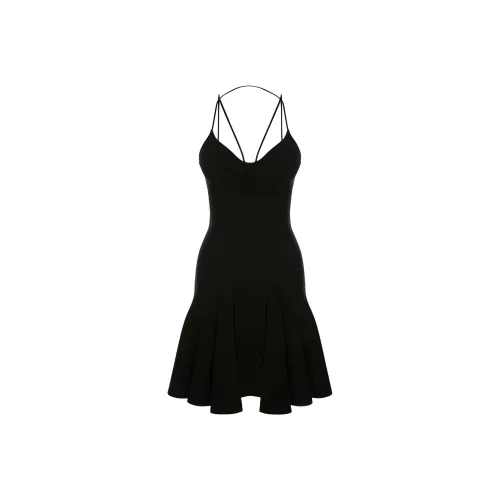 Alexander McQueen Черное Женское Платье без рукавов