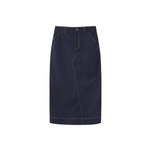 NANS STUDIO Denim Long Skirt Women's
