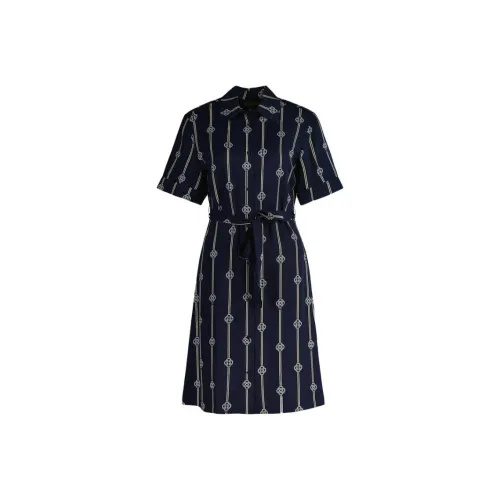 GANT Женские Короткие Платья с Длинными Рукавами