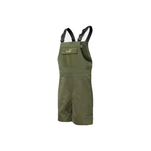 PUMA Basic Комбинезоны Женские Темно-зеленый мох