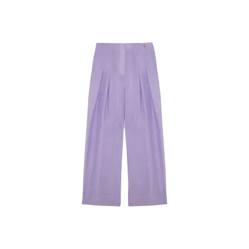 Patrizia Pepe SS25 Повседневные брюки Женские Фиолетовый