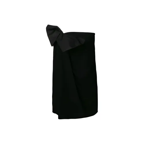 SAINT LAURENT SS21 Без рукавов Платье Женское Черное