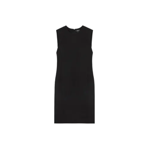 Theory Черные Женские Платья без рукавов
