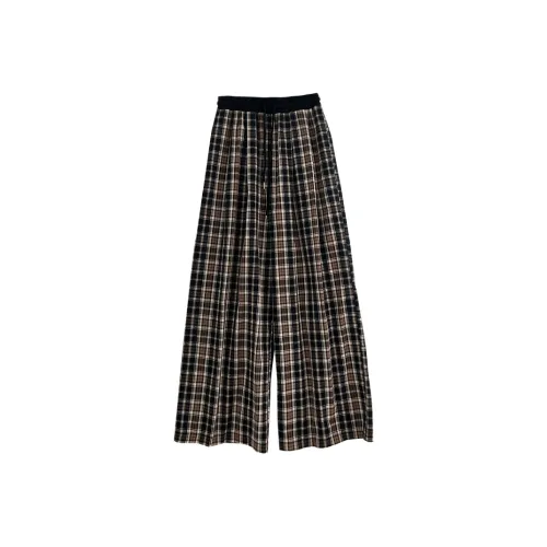 Fuccykee Повседневные брюки Женские Клетка