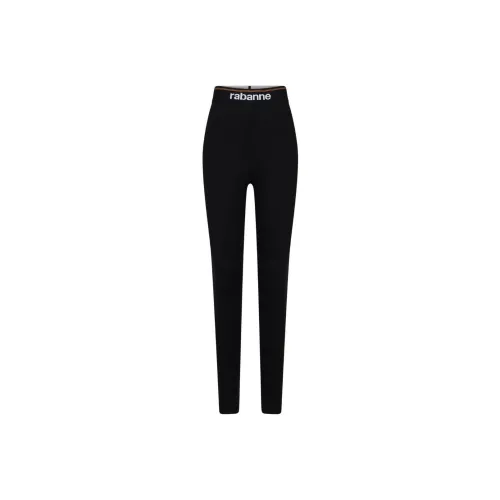 Paco Rabanne SS24 Leggings Женские Черные