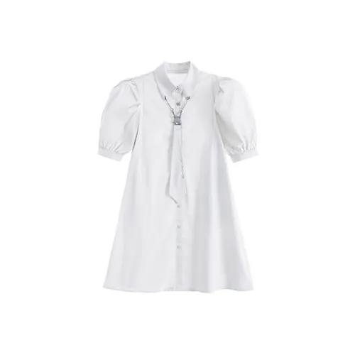 PP Женские Платья с Короткими Рукавами