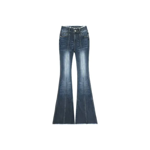 Jonas Wagell Синие Унисекс Джинсы